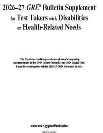 2025 to 2026 GRE Bulletin Supplement
