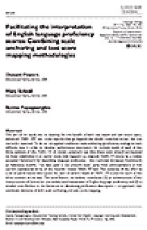 Lee más sobre Facilitar la interpretación de las puntuaciones de competencia en inglés: Combinar metodologías de anclaje de escalas y mapeo de puntuaciones en exámenes