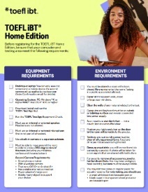 Parte frontal de la lista de comprobación de la Edición Home