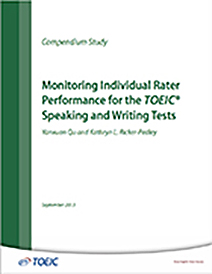 lee más sobre el seguimiento del rendimiento individual de los evaluadores en las pruebas de expresión oral y escrita del TOEIC