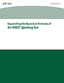 lee más sobre cómo ampliar los formatos de preguntas del examen de expresión oral TOEIC