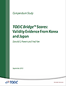 lee más sobre las puntuaciones de puente TOEIC: Evidencia de validez de Corea y Japón