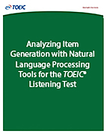Lee más sobre Análisis de la Generación de Elementos con Herramientas de Procesamiento de Lenguaje Natural para el Test de Escucha TOEIC