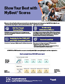 MyBest Scores Flyer