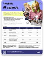 A young woman with sunglasses on her head sits outside studying